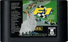 F1 (losse cassette) (schade aan label) voor de Sega MegaDrive kopen op nedgame.nl