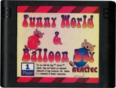 Funny World / Balloon Boy (losse cassette) voor de Sega MegaDrive kopen op nedgame.nl