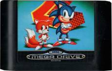 Sonic 2 (losse cassette) (schade aan label) voor de Sega MegaDrive kopen op nedgame.nl