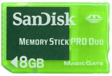 Sandisk 8GB Pro Duo Memory Stick voor de Sony PSP kopen op nedgame.nl