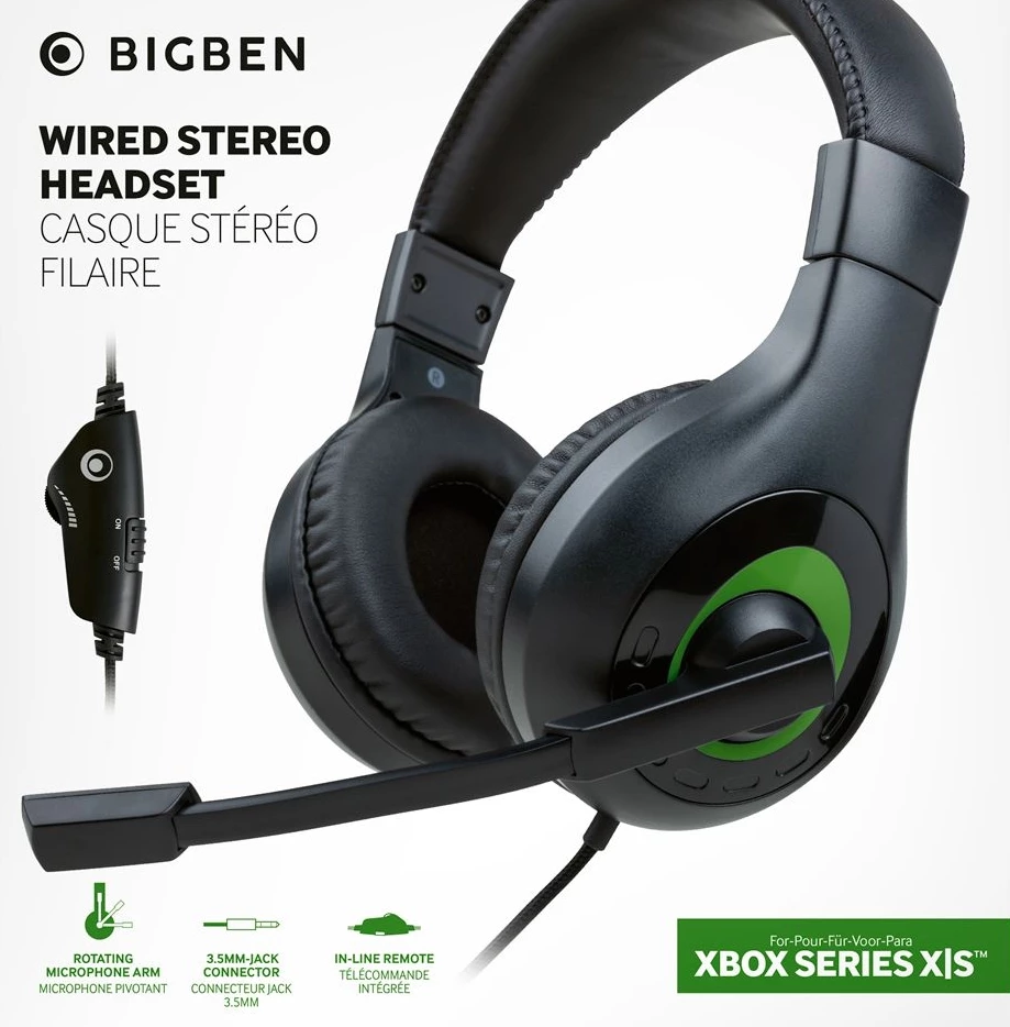 Big Ben Wired Stereo Headset voor de Xbox Series S/X kopen op nedgame.nl