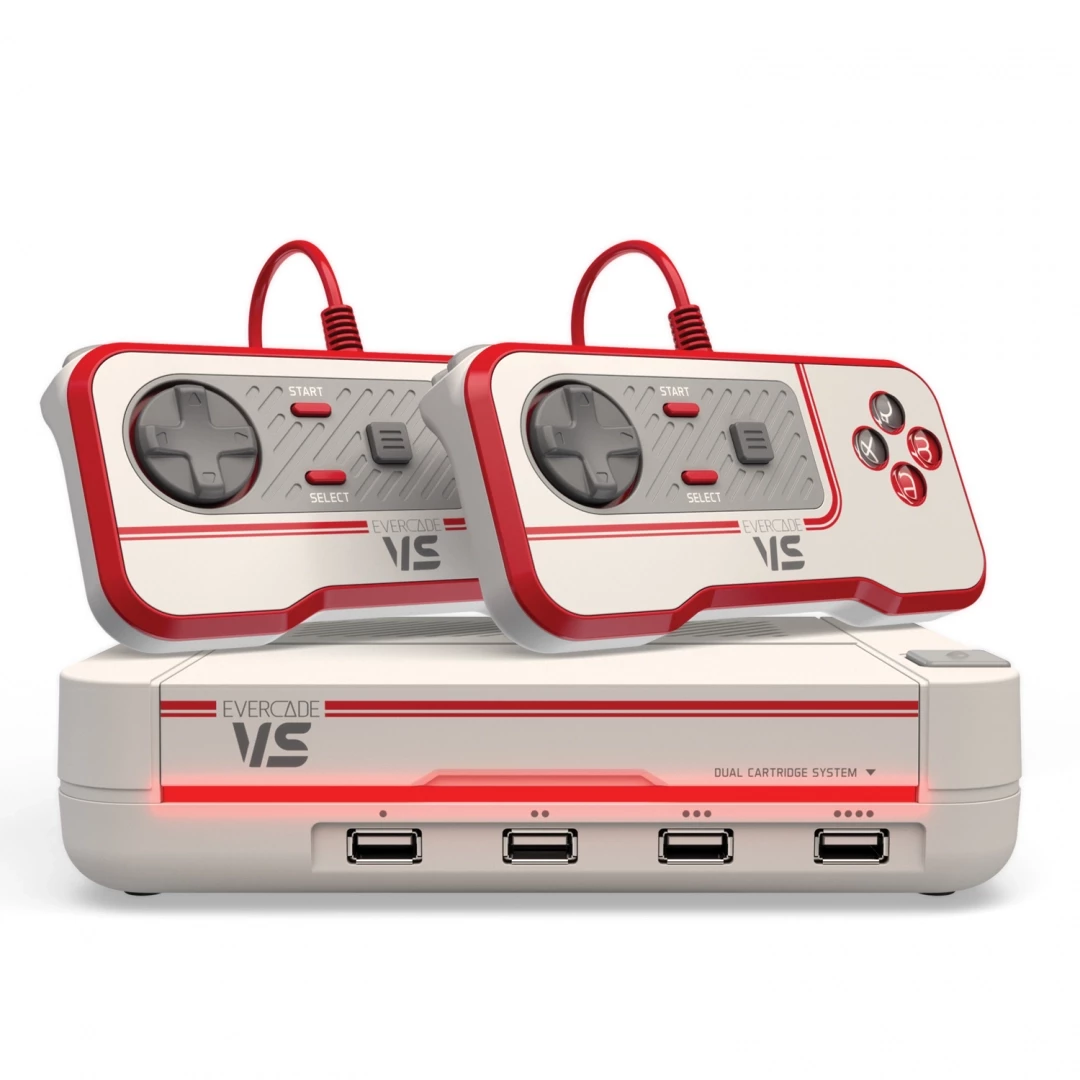 Evercade VS Home Console - Premium Pack (2 controllers + 2 cartridges) voor de Evercade kopen op nedgame.nl