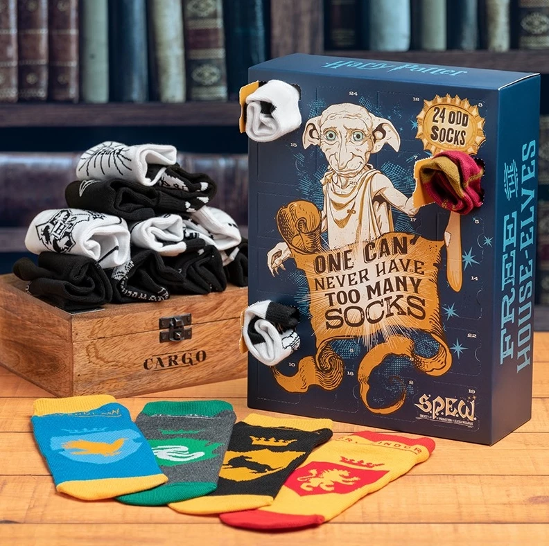 Harry Potter - Odd Socks Advent Calendar voor de Merchandise kopen op nedgame.nl