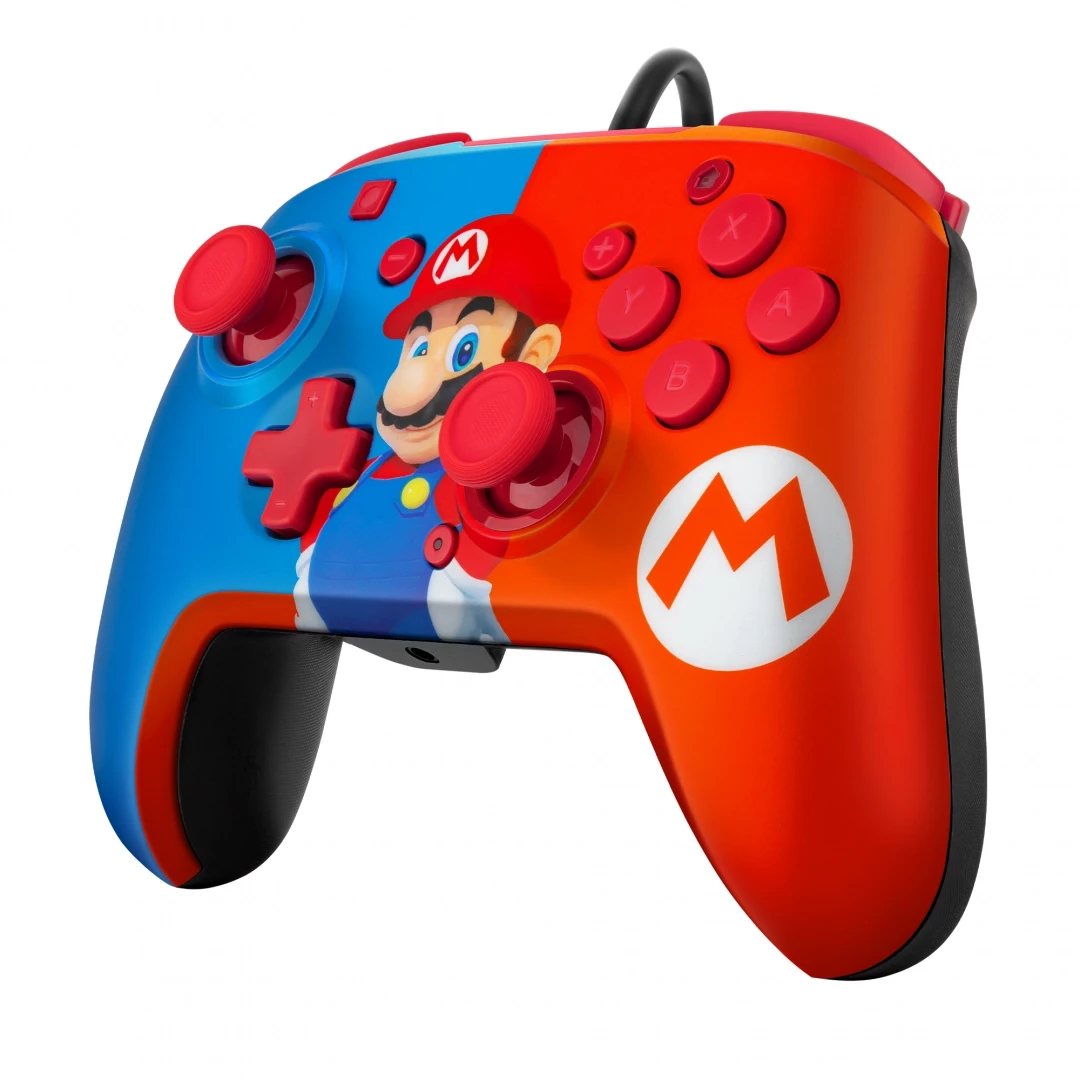 PDP Faceoff Deluxe+ Audio Wired Controller - Super Mario voor de Nintendo Switch kopen op nedgame.nl