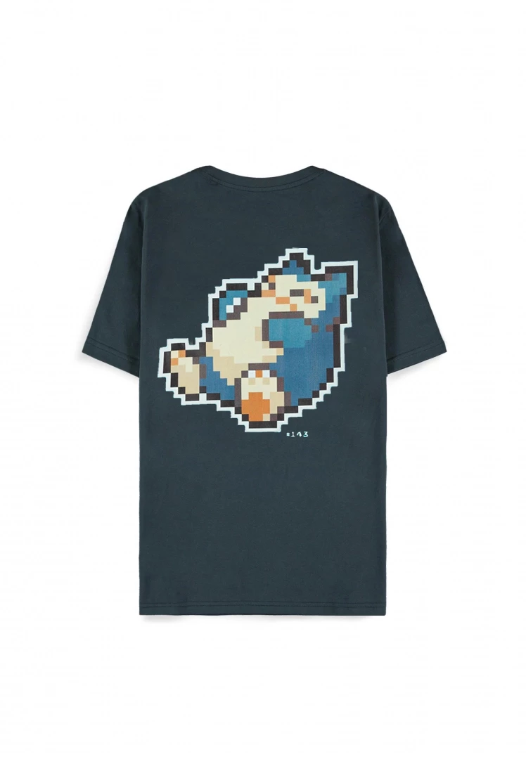 Pokemon - Pixel Snorlax T-Shirt voor de Kleding kopen op nedgame.nl