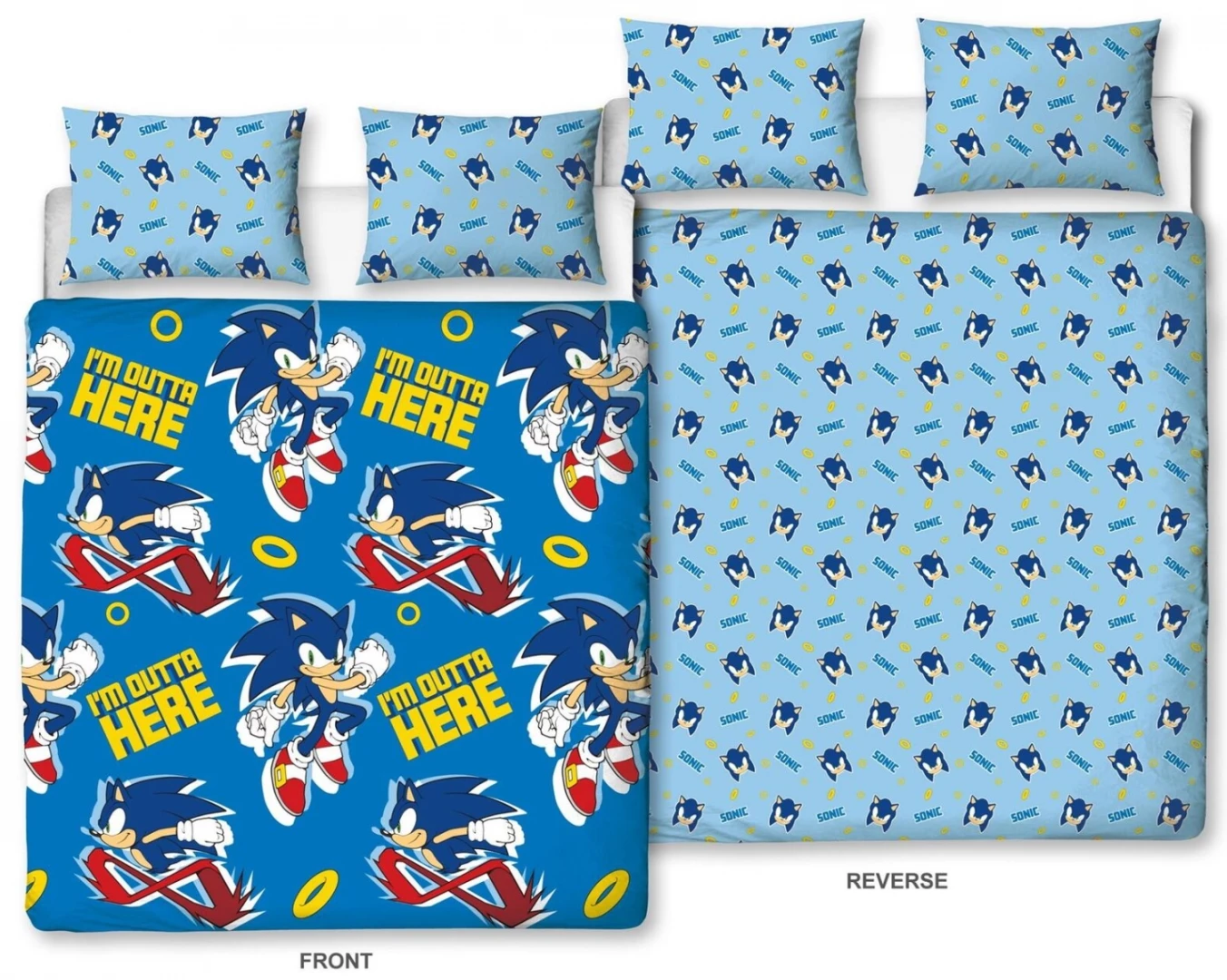 Sonic the Hedgehog - Double Duvet Set (200x200cm) voor de Merchandise kopen op nedgame.nl