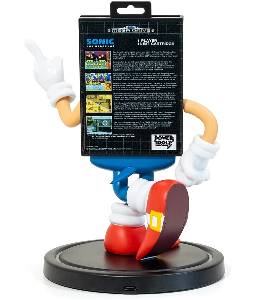 Sonic The Hedgehog Power Idolz Wireless Phone Charger - Sonic voor de Mobile kopen op nedgame.nl