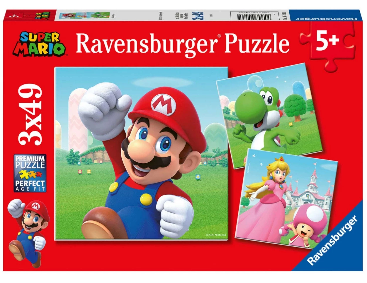 Super Mario Triple Puzzle (3x49pc) voor de Merchandise kopen op nedgame.nl