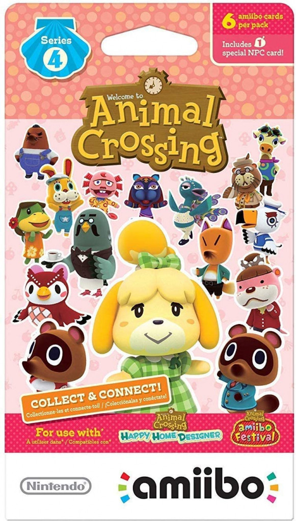 Parasiet bloed tweede Nedgame gameshop: Animal Crossing Amiibo Cards Serie 4 (1 pakje) (6 kaarten)  (Trading Card Games) kopen