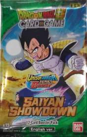 Dragon Ball Super TCG Saiyan Showdown Booster Pack voor de Trading Card Games kopen op nedgame.nl