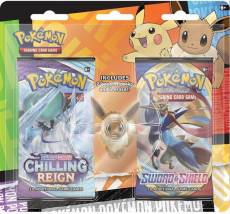 Pokemon TCG Booster 2-pack + Eraser (Eevee) voor de Trading Card Games kopen op nedgame.nl
