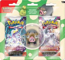 Pokemon TCG Booster 2-pack + Eraser (Lechonk) voor de Trading Card Games kopen op nedgame.nl