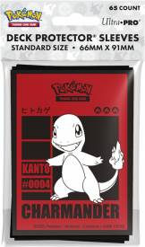 Pokemon TCG Kanto Charmander Deck Protector Sleeves voor de Trading Card Games preorder plaatsen op nedgame.nl