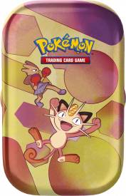 Pokemon TCG Scarlet & Violet 151 Mini Tin - Meowth & Hitmonchan voor de Trading Card Games preorder plaatsen op nedgame.nl