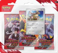 Pokemon TCG Scarlet & Violet Destined Rivals Booster 3-Pack - Kangaskhan voor de Trading Card Games kopen op nedgame.nl