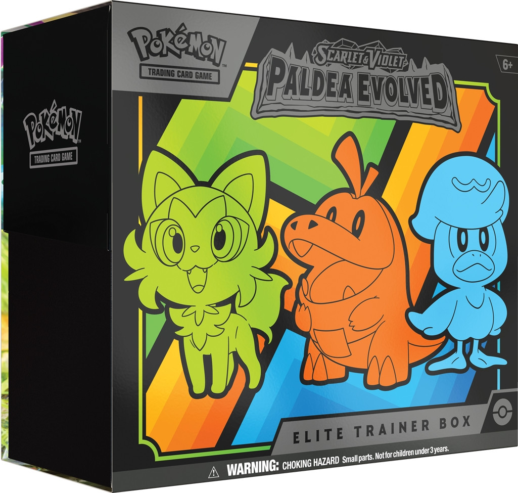 Nedgame gameshop: Pokemon & Violet Paldea Evolved Elite Trainer Box (Trading Card Games) - 09-06-2023 - pre-order nu!