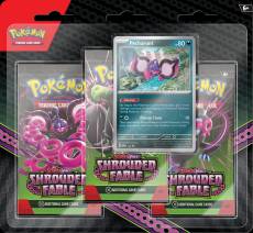 Pokemon TCG Scarlet & Violet Shrouded Fable 3-Pack - Pecharunt voor de Trading Card Games kopen op nedgame.nl