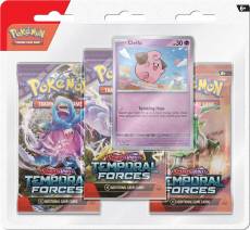 Pokemon TCG Scarlet & Violet Temporal Forces Booster 3-Pack - Cleffa voor de Trading Card Games kopen op nedgame.nl
