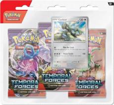 Pokemon TCG Scarlet & Violet Temporal Forces Booster 3-Pack - Cyclizar voor de Trading Card Games kopen op nedgame.nl