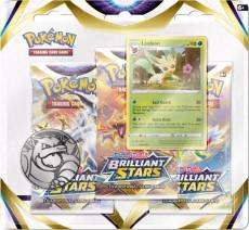 Pokemon TCG Sword & Shield Brilliant Stars Booster 3-Pack - Leafeon voor de Trading Card Games kopen op nedgame.nl