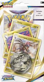 Pokemon TCG Sword & Shield Brilliant Stars Premium Checklane - Hydreigon voor de Trading Card Games kopen op nedgame.nl