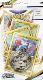 Pokemon TCG Sword & Shield Brilliant Stars Premium Checklane - Salamence voor de Trading Card Games kopen op nedgame.nl