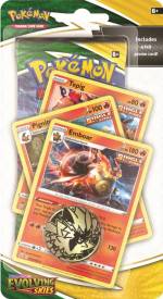 Pokemon TCG Sword & Shield Evolving Skies Premium Checklane - Emboar voor de Trading Card Games kopen op nedgame.nl