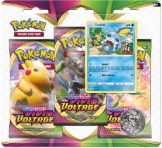 Pokemon TCG Sword & Shield Vivid Voltage Booster 3-Pack - Sobble voor de Trading Card Games kopen op nedgame.nl