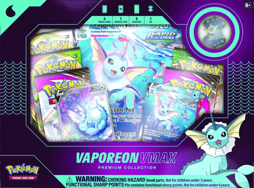 Pokemon TCG Vmax Premium Collection - Vaporeon voor de Trading Card Games kopen op nedgame.nl