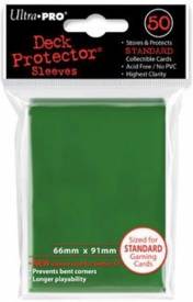 Ultra Pro - Deck Protector Sleeves Donkergroen (Gloss) (50 stuks) voor de Trading Card Games kopen op nedgame.nl