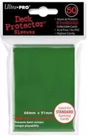 Ultra Pro - Deck Protector Sleeves Donkergroen (Gloss) (50 stuks) voor de Trading Card Games kopen op nedgame.nl