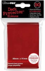 Ultra Pro - Deck Protector Sleeves Rood (Gloss) (50 stuks) voor de Trading Card Games kopen op nedgame.nl