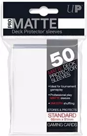 Ultra Pro - Deck Protector Sleeves Wit (Matte) (50 stuks) voor de Trading Card Games kopen op nedgame.nl