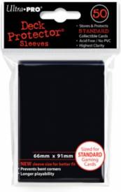 Ultra Pro - Deck Protector Sleeves Zwart (Gloss) (50 stuks) voor de Trading Card Games kopen op nedgame.nl