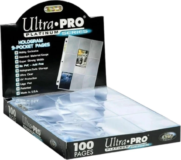 Ultra Pro - Platinum Series 9-Pocket Pages (100 stuks) voor de Trading Card Games kopen op nedgame.nl