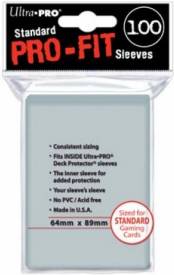 Ultra Pro - Pro Fit Inner Sleeves Transparant (100 stuks) (Standard Cards) voor de Trading Card Games kopen op nedgame.nl