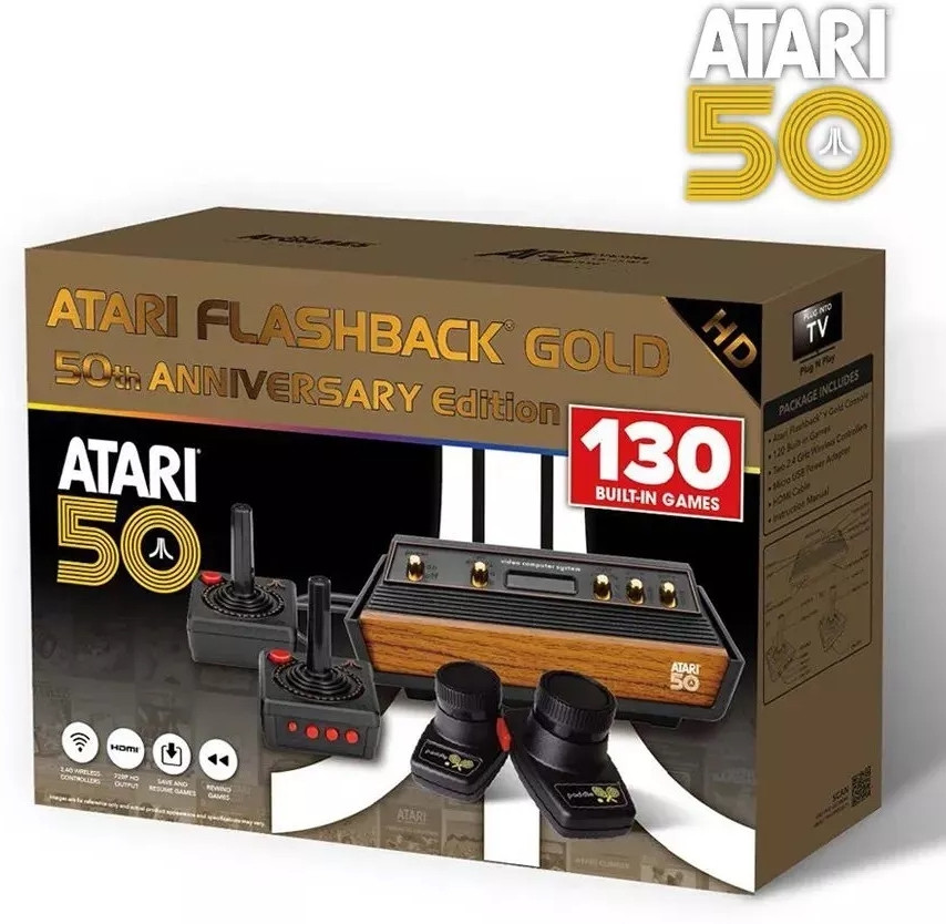 Archeologie Wereldvenster In dienst nemen Nedgame gameshop: Atari Flashback 11 Gold - 50th Anniversary (130 built-in  games) (TV Games) kopen