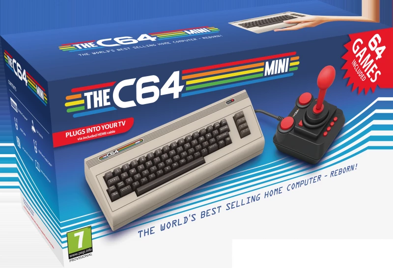 THE C64 Mini (Commodore 64) (verpakking Italiaans, game Engels) voor de TV Games kopen op nedgame.nl