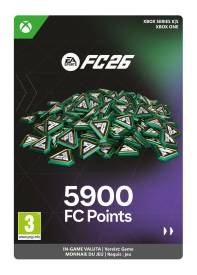 EA Sports FC 26 - FC Points 5900 - Xbox Series X|S/Xbox One - Currency - Niet beschikbaar in Belgie voor de Xbox One kopen op nedgame.nl