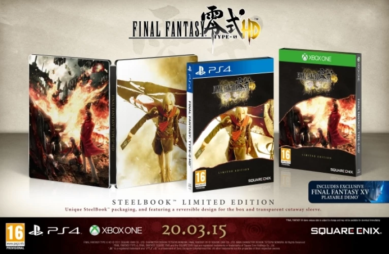 Final Fantasy Type 0 HD Limited Edition voor de Xbox One kopen op nedgame.nl