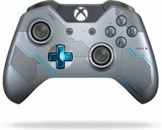 Halo 5 Guardians Draadloze Controller (Zilver / Blauw) (Limited Edition) voor de Xbox One kopen op nedgame.nl
