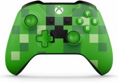 Microsoft Xbox One Wireless Controller (bluetooth) (Minecraft Creeper) voor de Xbox One kopen op nedgame.nl
