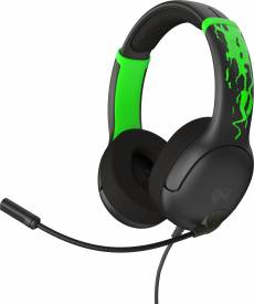 PDP Gaming Airlite Wired Stereo Headset - Jolt Green (Glow in the Dark) voor de Xbox Series X kopen op nedgame.nl